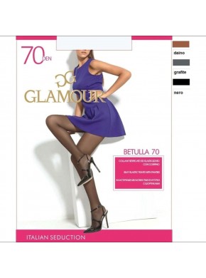 Колготки женские GLAMOUR Betulla 70 den, цвет чёрный (nero)