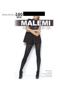 Колготки женские MALEMI Micro Velour 100 цвет чёрный (nero)