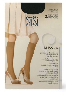 Гольфы Sisi MISS 40 den nero 2 пары